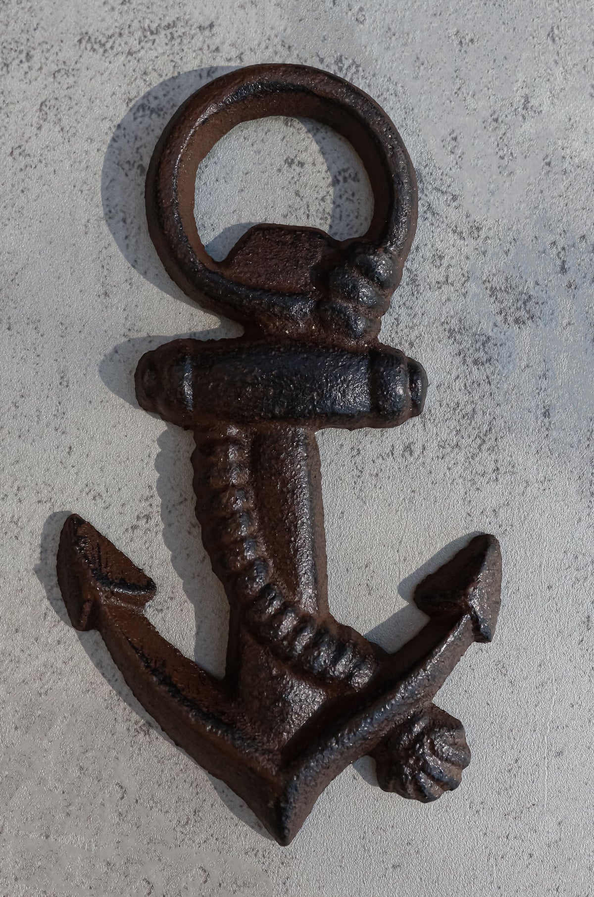 Rustic Cast Iron Nautical Coastal Marine Ship Anchor Beer Bottle Opener Set Of 2