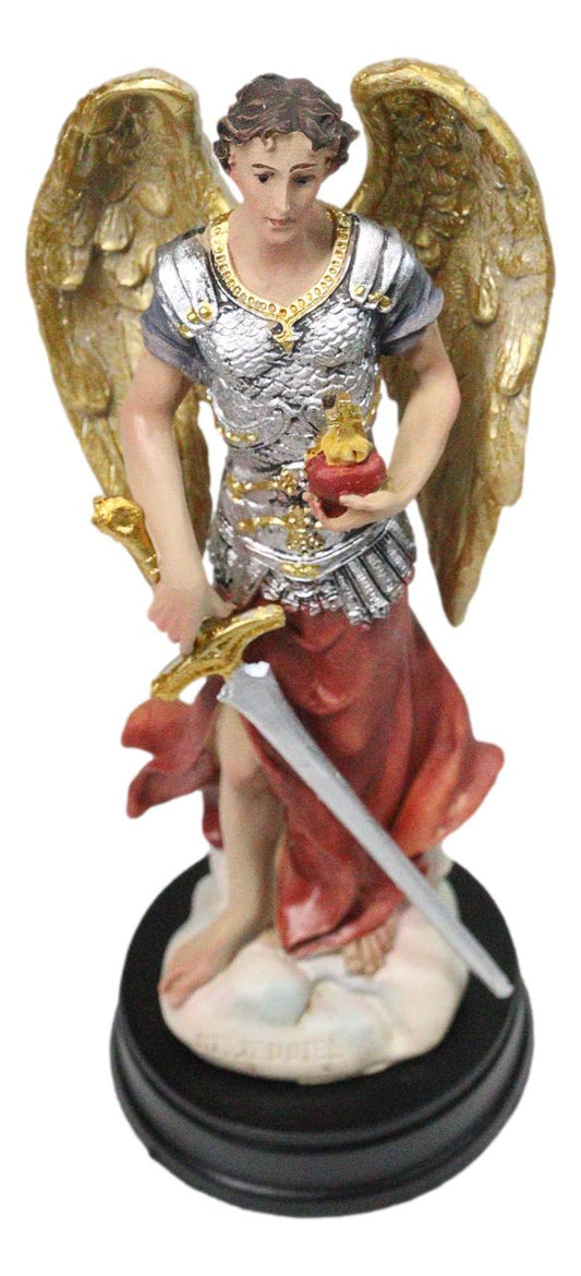 Catholic Christian Church Archangel Saint Jehudiel Laudation Of God Figurine 5"H