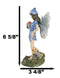 Enchanted Garden Bluebell Floral Fairy Carrying A Bouquet Of Flowers Figurine