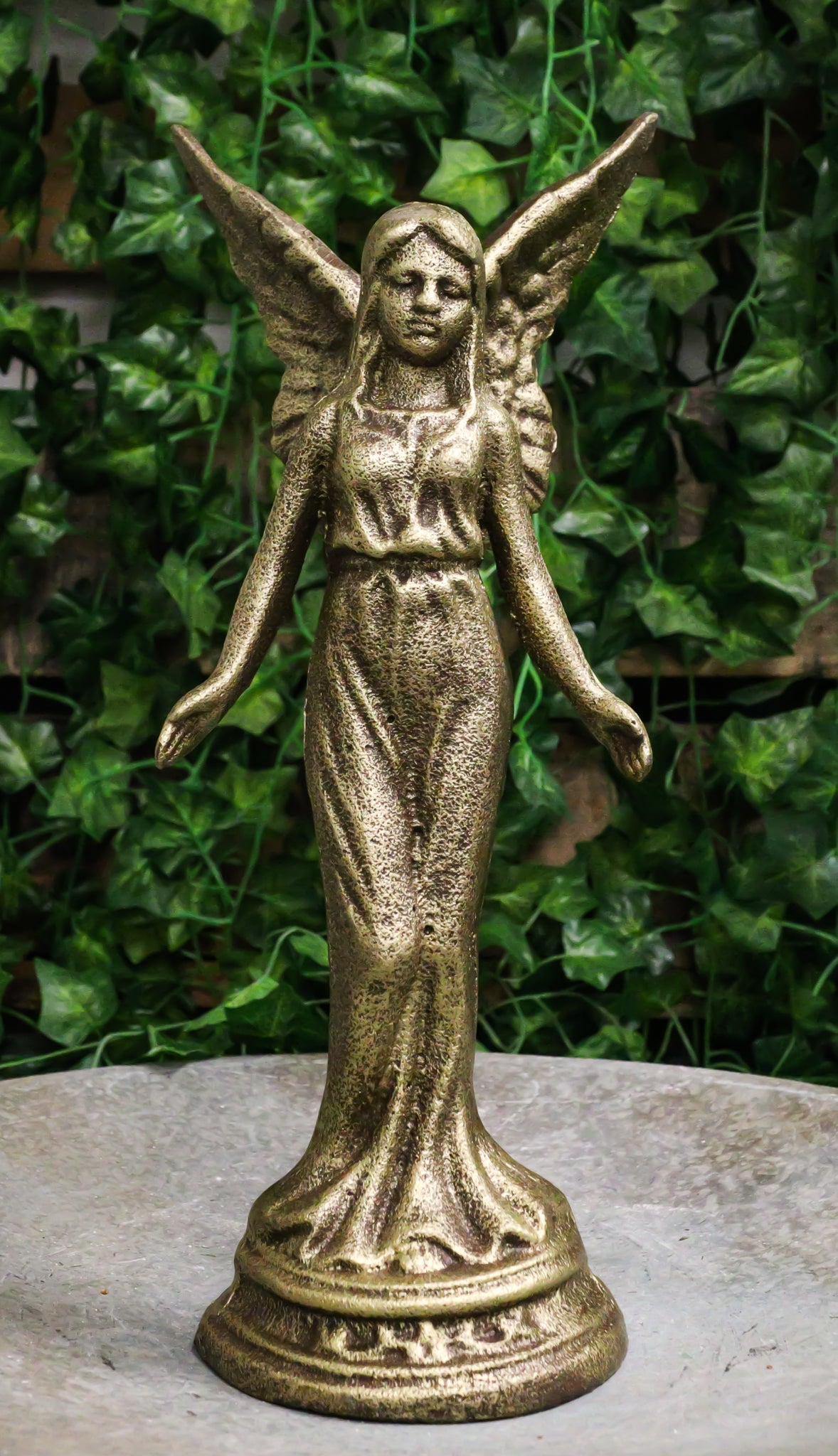 Cast Iron Rustic Enchanted Fantasy Fairy Garden Pixie Faerie