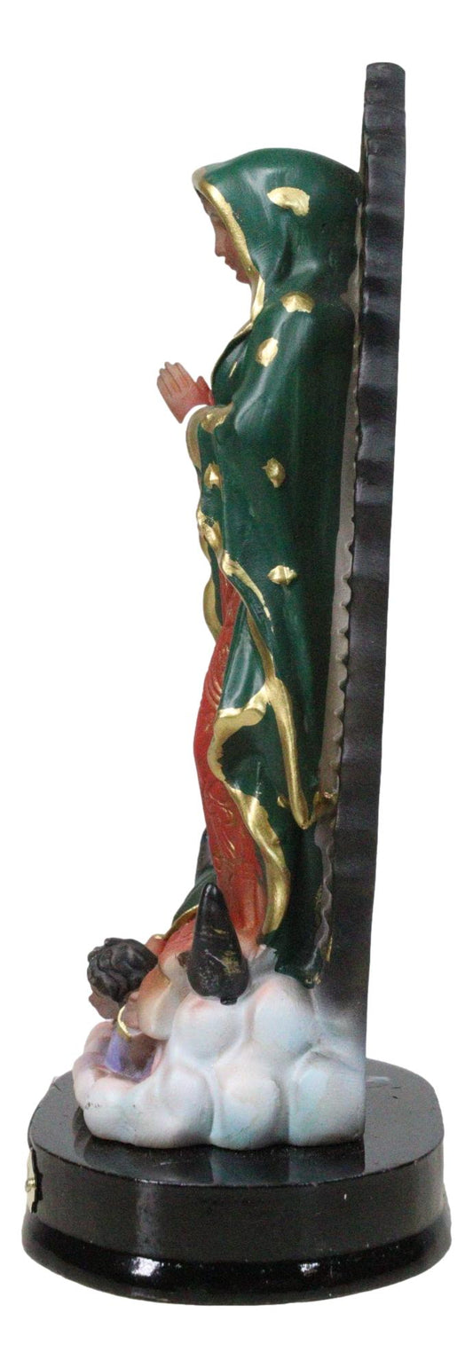 Catholic Blessed Virgin Mary Our Lady of Guadalupe Figurine With Base 5"H - Ebros Gift