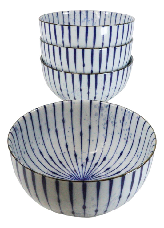 Pack Of 4 Fubuki Tokusa Made In Japan Ramen Soup Rice Salad Medium Bowls 32oz