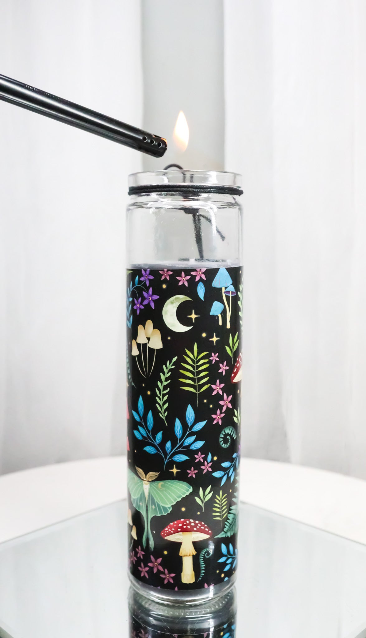 Dark Forest Hocus Pocus Magic Wildberry Wicca Tall Tube Candle Home Fragrance