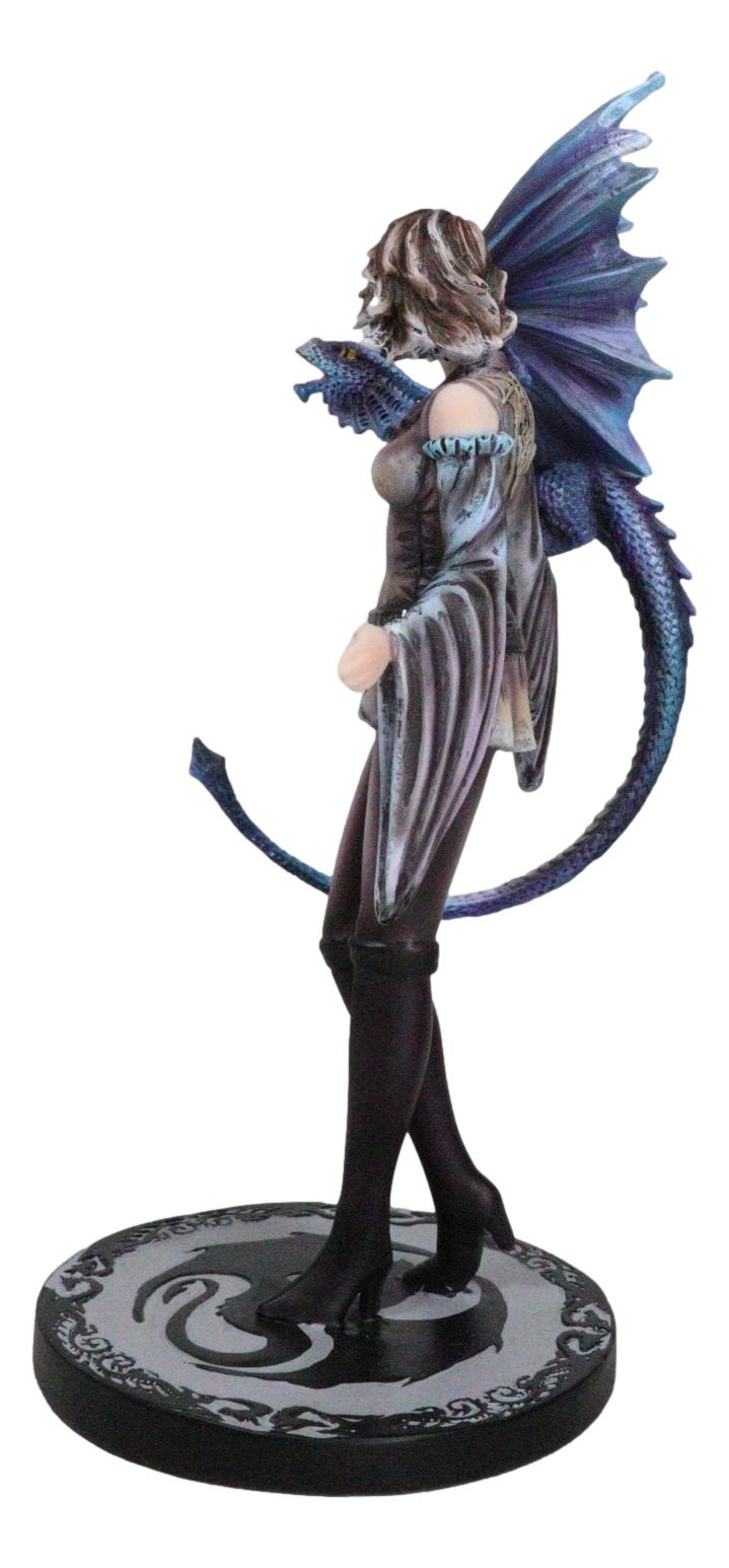 Ebros Gift Dragon Trainer Warrior Princess Figurine – Fantasy Decor With Young Dragonling (9.75” Tall)