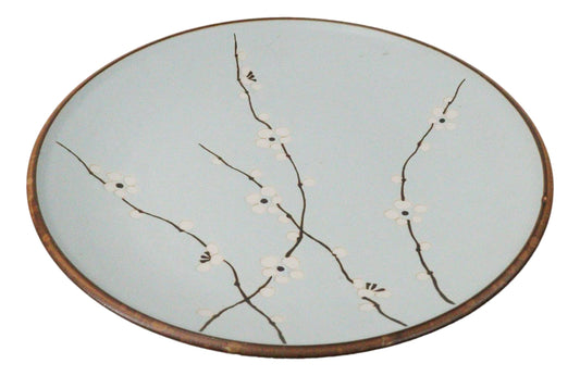 Made In Japan Ceramic Soushun Sakura Cherry Blossoms Large Dinner Plates 11"D