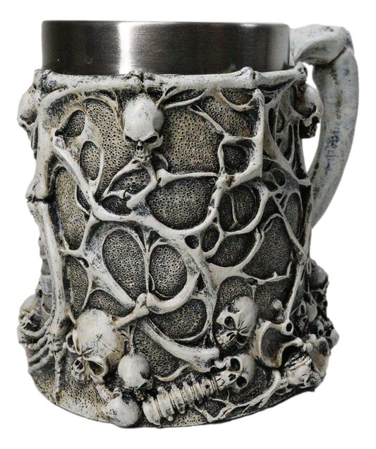 Gothic Skull Skeleton Bones Graveyard Large 19 oz Tankard Coffee Cup Mug