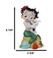 Ocean Mermaid Betty Boop Sitting On Coral With Pudgy Dog Novelty Figurine