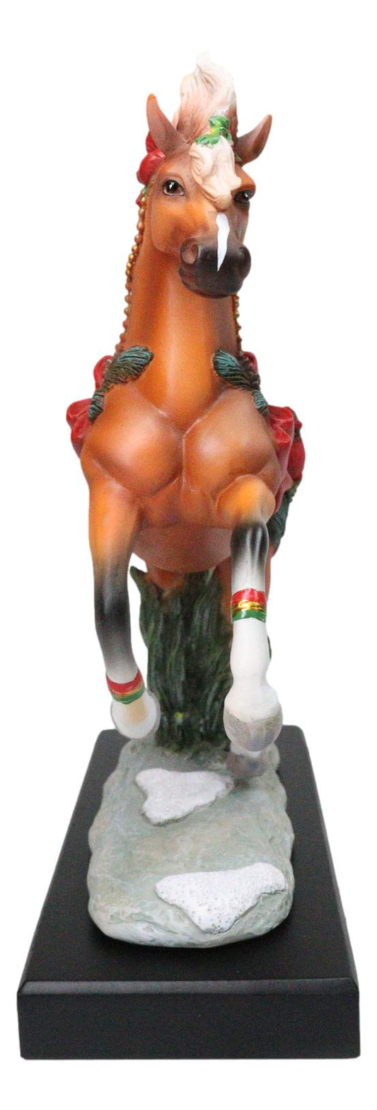 Chestnut Cheer Prancing Steed Horse Western Decor Figurine By Laurie Prindle