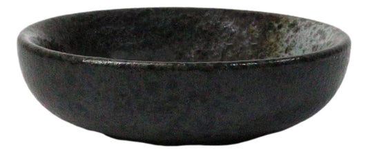 Pack Of 6 Ceramic Grey Hakumu Soy Sauce Oil Condiment Round Dishes Bowls 1.5Oz