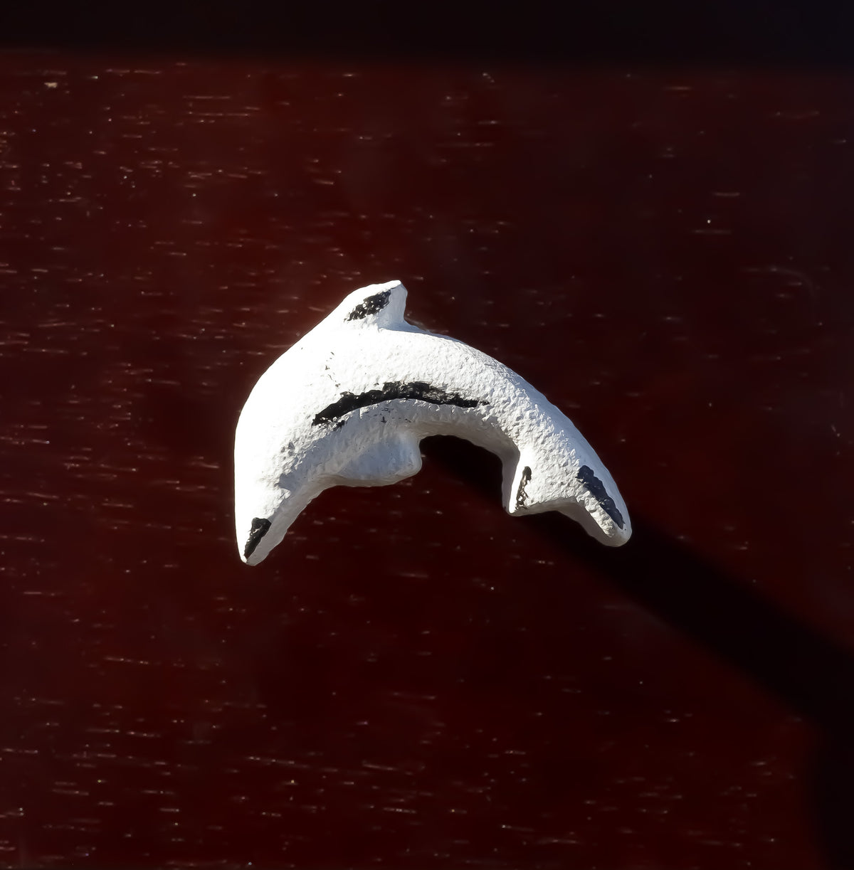 Pack Of 6 Aged White Swimming Marine Sea Dolphin Drawer Cabinet Door Pull Knobs