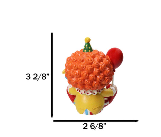 Furry Bones Bon Bon The Magician Clown With Balloon Skeleton Figurine Furrybones