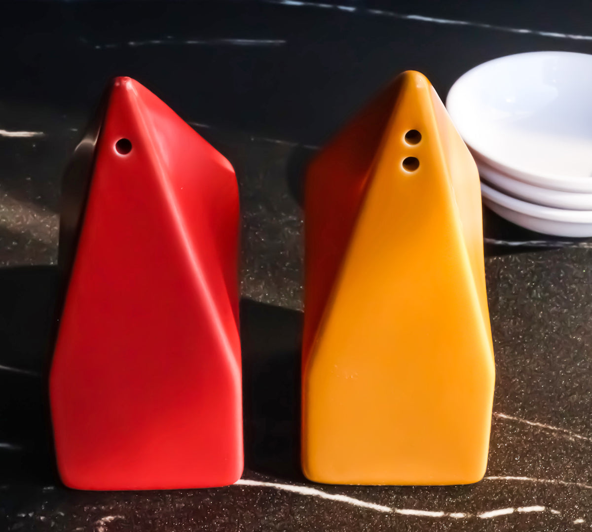Frank Llyd Wright Florida Southern College Organic Triangles Salt Pepper Shakers