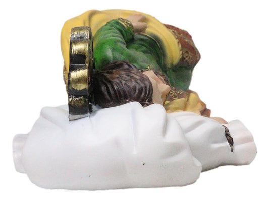 God's Revelations Sleeping Saint Joseph Catholic Devotion Decor Figurine 12"L