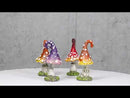 Enchanted Fairy Garden 3"H Mini Crooked Toadstool Mushrooms Figurine Set of 4