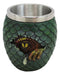 Green Khaleesi's Dragon Scale Egg With Hatching Wyrmling Small Cup Shot Glass