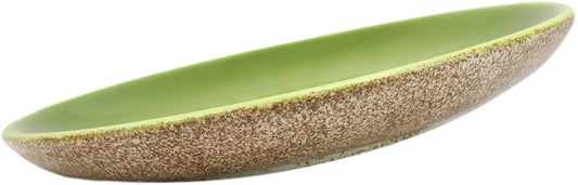Ebros 8.25" Wide Kiwi Fruit Shaped Serving Plate or Dining Dish Platter 1 PC