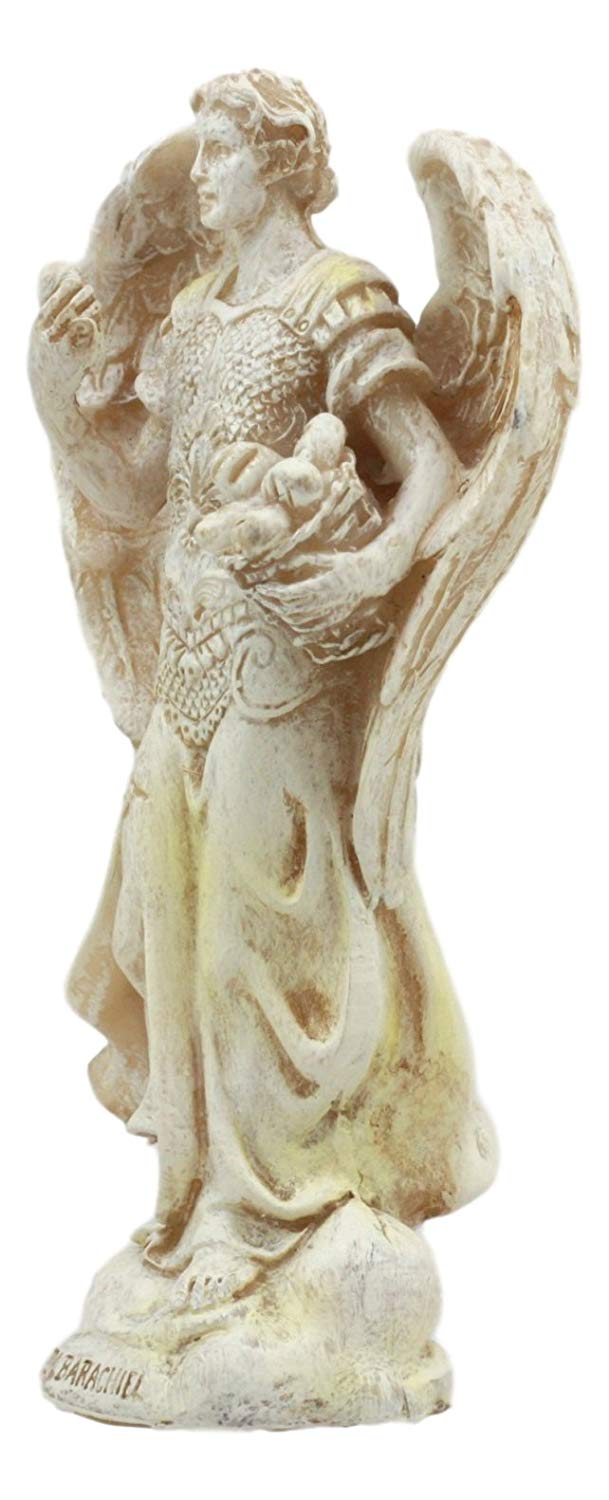 Ebros Archangel Holy Saint Barachiel Statue 5"Tall Provision And Blessings Of God - Ebros Gift