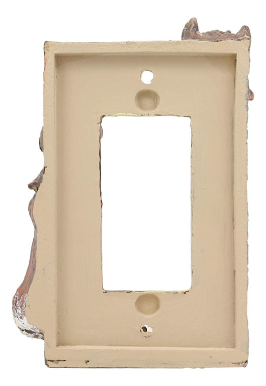 Rustic Western Chestnut Palomino Horses Single Gang Rocker Switch Cover Set Of 2