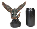 Ebros Majestic Wings of Glory Bald Eagle Swooping On American Flag Statue