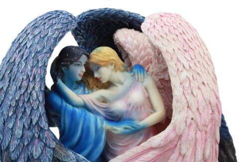 Sheila Wolk Art Day Surrendering Unto Night Celestial Angels Statue 9.5"H