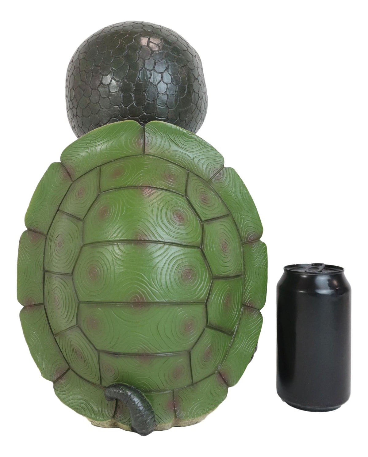 Ebros Gift Adorable Baby Turtle Tortoise Holding Solar Lantern Garden Path Lighter Statue