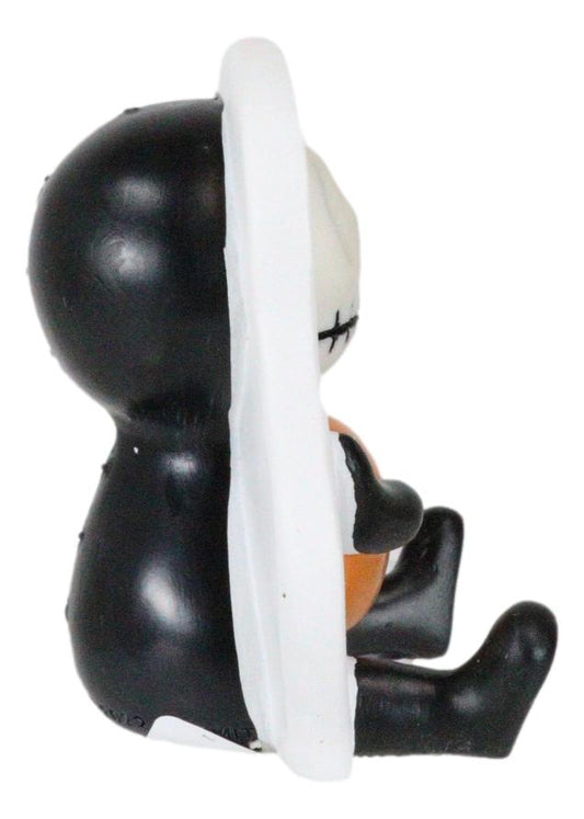 Furry Bones Breakfast Sunny Side Up Egg And Bacon Skeleton Furrybones Figurine