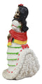 Ebros Fiesta Cinco De Mayo Mexican Senorita Lady Skeleton Statue 5.25" H Day of The Dead Or Halloween Decor Figurine for Dias De Los Muertos Skeletons Ossuary Sculptures