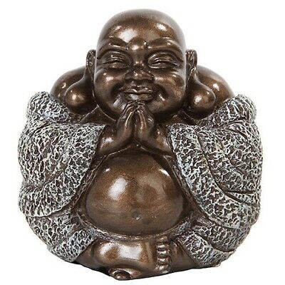 Ebros Happy Buddha Blissful Meditation Figurine Amulet Buddhism Eastern Enlightenment - Ebros Gift