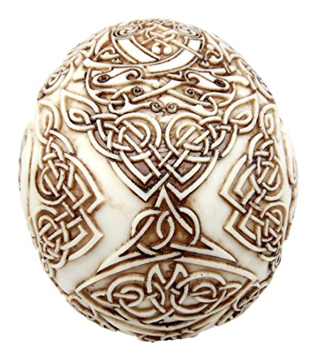 Ebros DOD Celtic Celestial Heavens Tribal Tattoo Skull Figurine 7.5" L