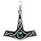 Ebros Thor's Hammer Pendant Collectible Medallion Necklace Accessory Jewelry