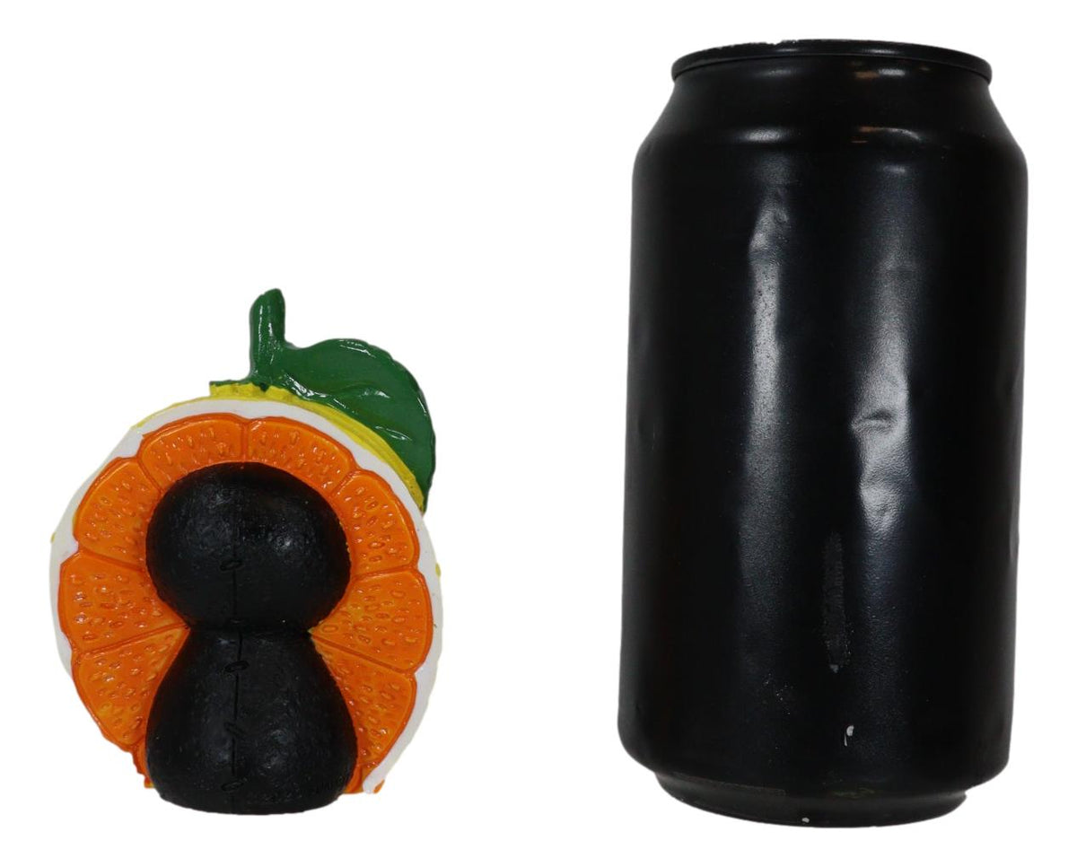 Furrybones Mikan Citrus Fruity Zesty Orange Peel Skeleton Furry Bones Figurine