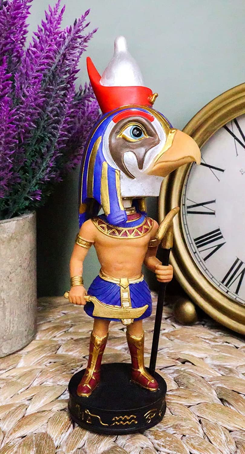 (Set) Horus and Anubis Ancient Egyptian Gods Of War & Afterlife Bobbleheads