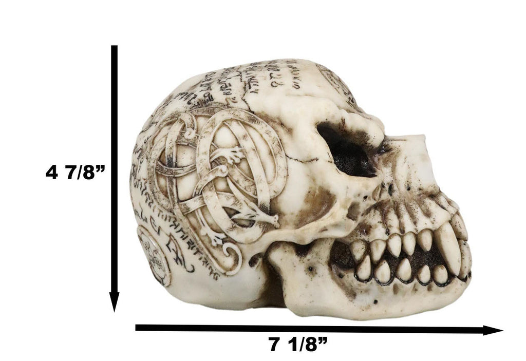 Demon Horned Pentagram Skull Decorative Prop Walking Swagger Cane– Ebros  Gift