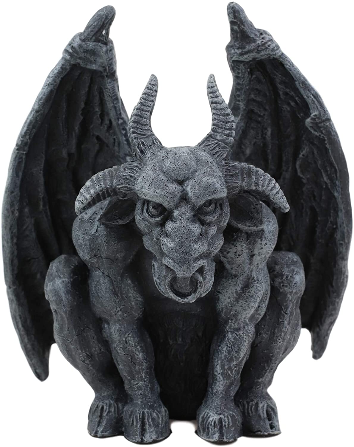 Ebros Ram Horned Sabbatic Goat Demon Gargoyle in Stoic Pose Statue