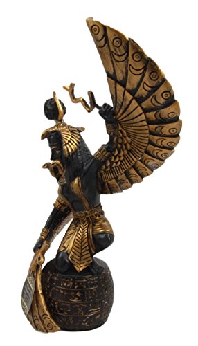 Ebros Gift Egyptian Goddess Mother Isis Ra Holding Ankh Decorative Figurine 9" H