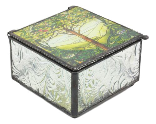 Ebros Louis Comfort Tiffany Northrop Tree of Life Stained Glass