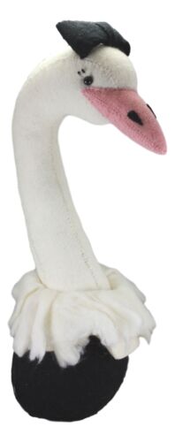 Ebros Fiona Walker England Handmade Organic Girl Ostrich Head Wall Decor Large 24"H - Ebros Gift