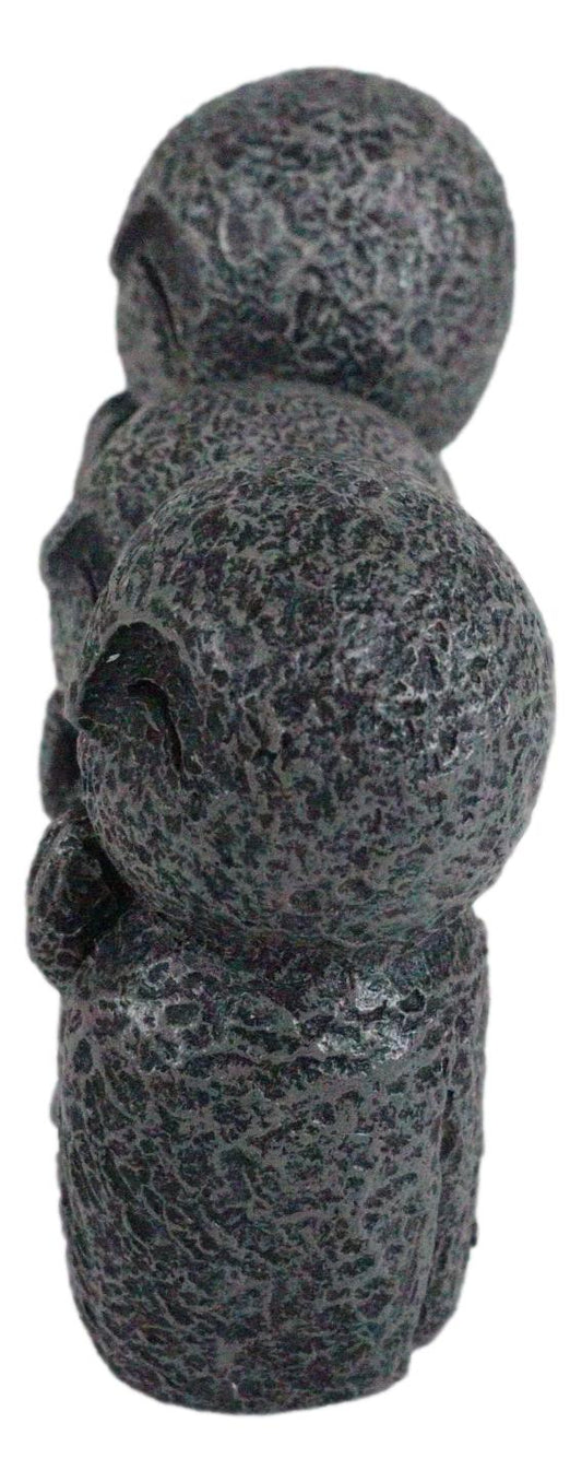 Ebros Enlightenment Japanese Buddha Trio Jizo Monks of Harmony Figurine Charm