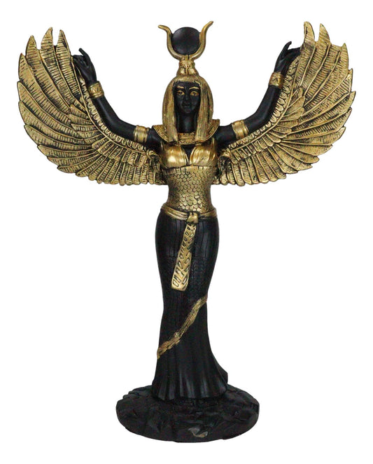 Ebros Egyptian Goddess Isis With Open Wings Statue Ancient Egypt Deity of Magic and Nature Iset Sculpture - Ebros Gift