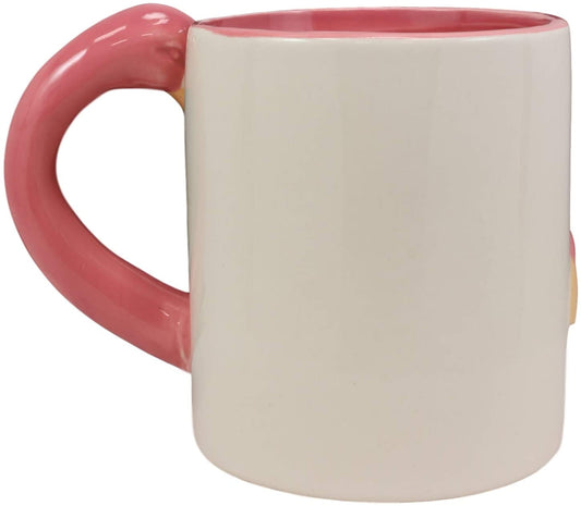 Ebros Tropical Pink Flamingos Ceramic Coffee Mug (16 oz Drinking Cup Mug, 2 PCS)