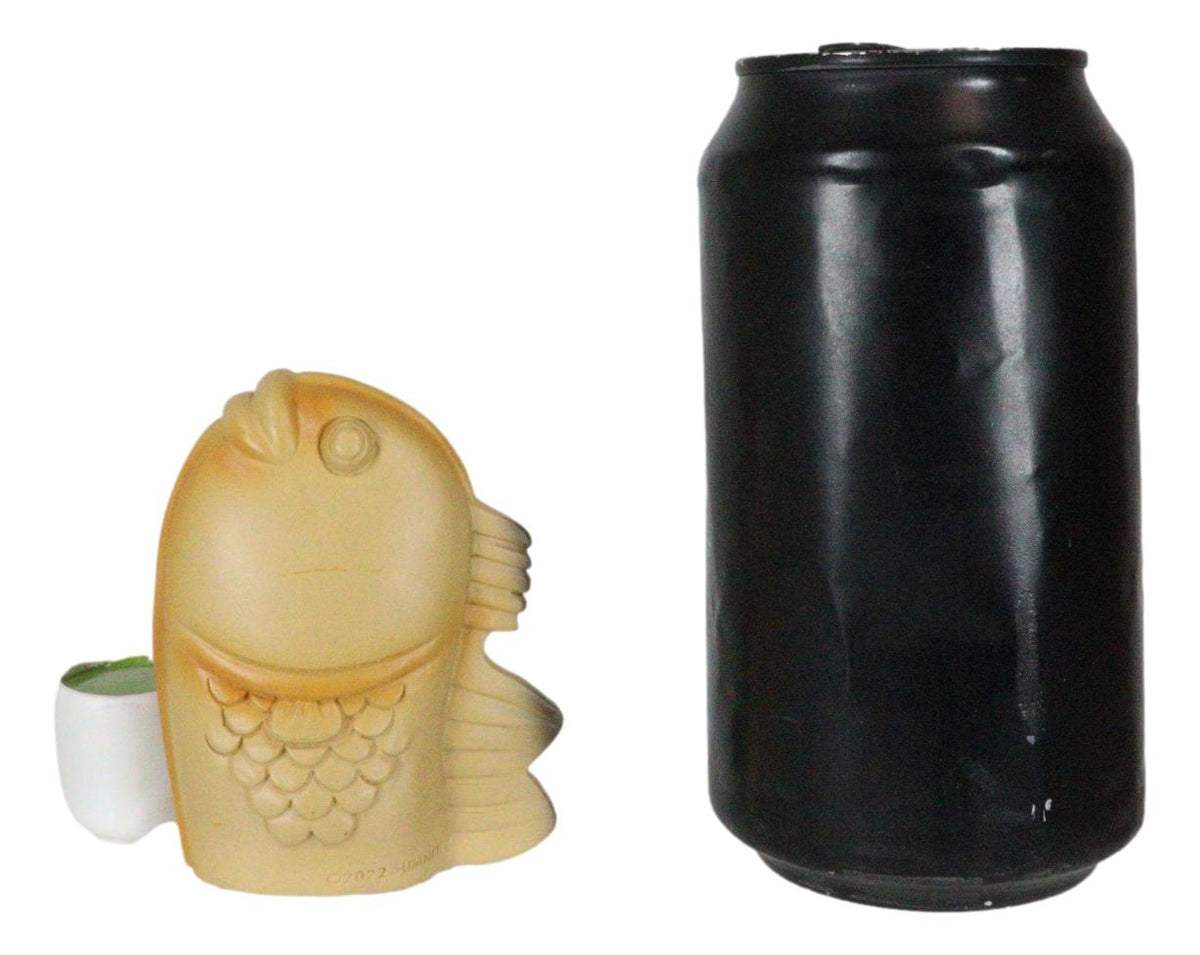 Furry Bones Taiyaki Japanese Fish Cake With Tea Skeleton Furrybones Figurine