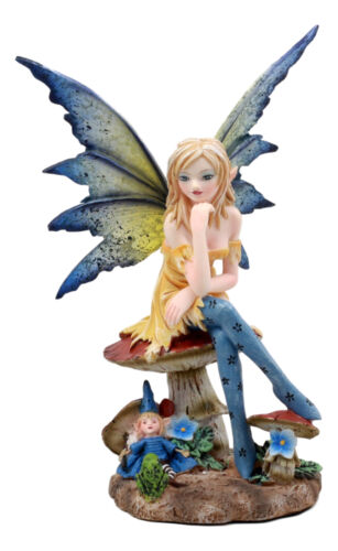 Amy Brown Toadstool Mushroom Fairy Figurine Fae Magic Statue Fantasy Collectible