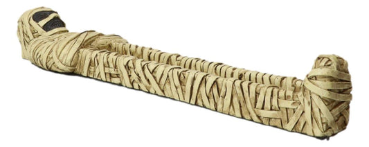 Egyptian King Tut Dead Sarcophagus Mummy In Bandage Stick Incense Holder Burner