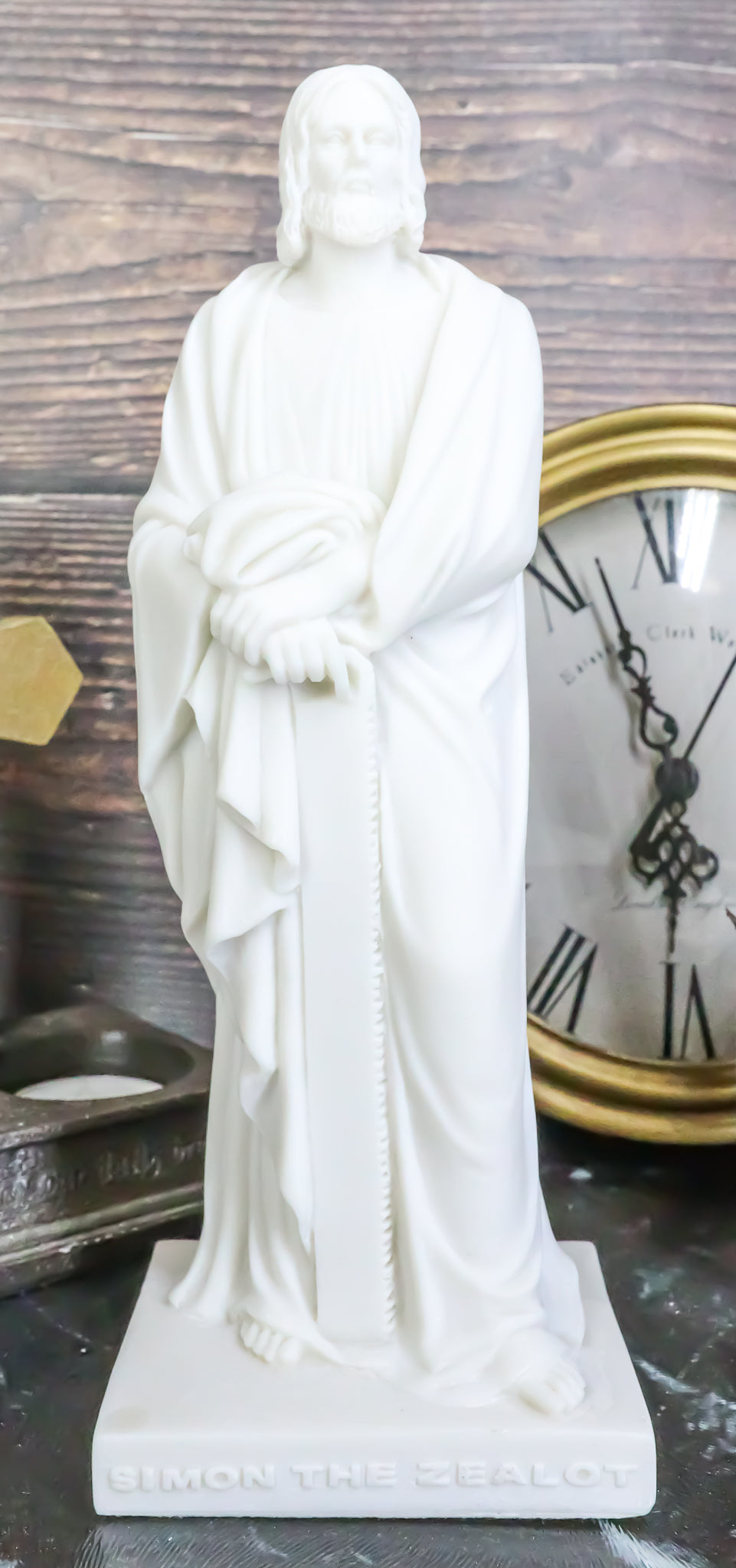 Thorvaldsen Copenhagen Museum Christ Hall Apostle Saint Simon The Zealot Statue - Ebros Gift