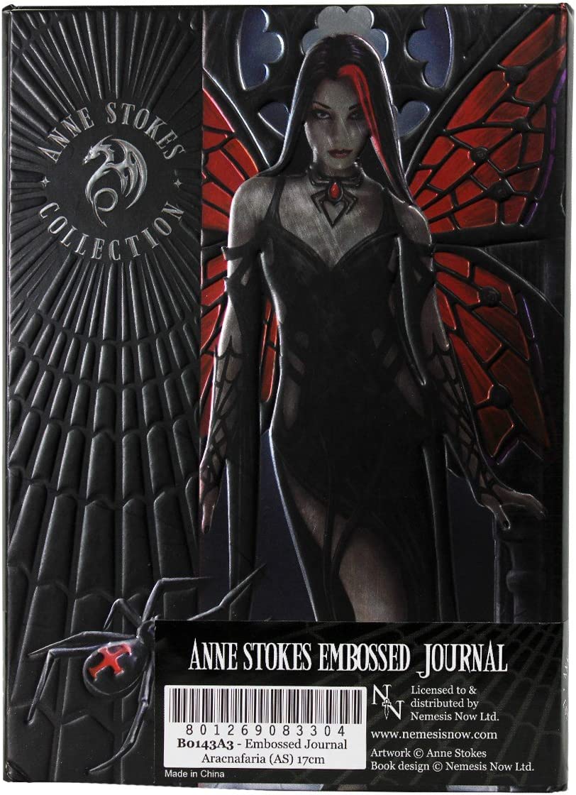 Anne Stokes Aracnafaria Spider Fairy 7" Hard Cover Embossed Collector Journal