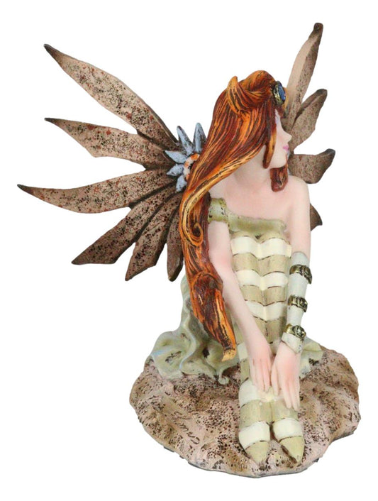 Amy Brown Thinking Of You Steampunk Aviator Pilot Fairy In Robot Wings Figurine