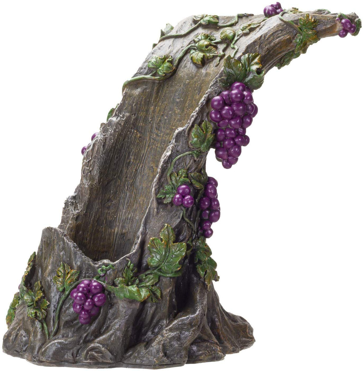 Ebros The Tree Goddess Wine and Glass Holder Resin Figurine Statue 11.5" H Decor