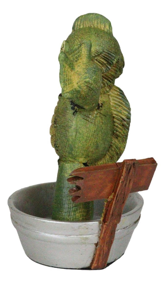 Ebros Pinheadz Monster with Voodoo Stitches Figurine 4.25"H (Gill Man Creature)