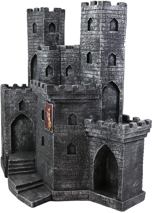 Ebros Castle Fortress Display Stand Figure For Miniature Knights (Display Only) - Ebros Gift