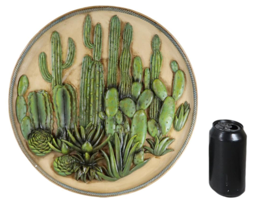 Southwestern Boho Chic Desert Beauty Cactus Cacti Bush Forest Wall Plate Decor